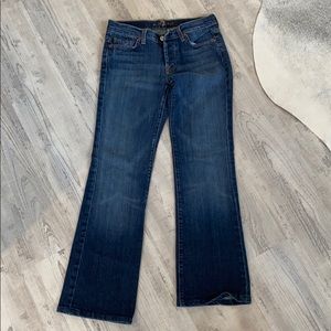 7 ankle boycut (med rise boot cut)